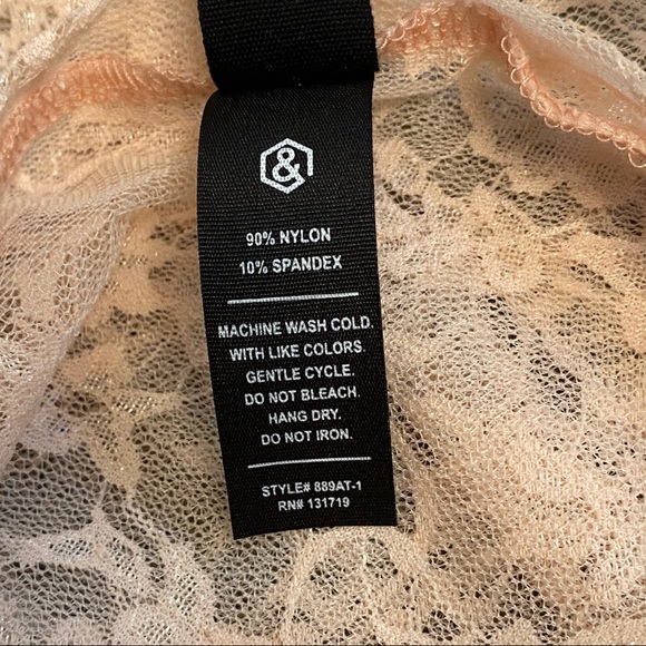 Agnes & Dora NWT Rosey Light Lace Mesh Sheer 12/14 - Picture 7 of 7